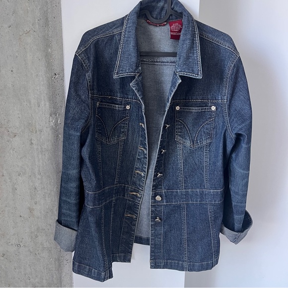 Point Zero Dark Blue Jean Jacket - Picture 7 of 8